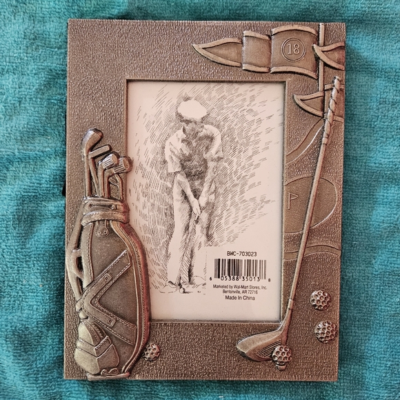 Golfer metal picture frames - Picture 3 of 9